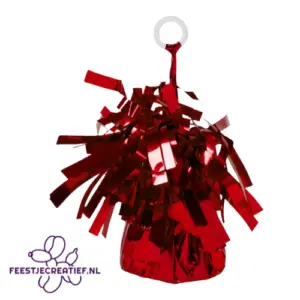 Ballongewicht papier rood, 160 gram