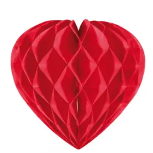 Hanger hart rood - honeybomb