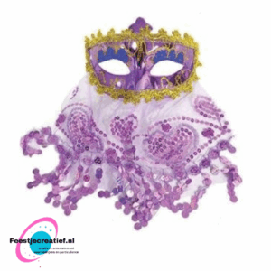 Masker Arabisch paars