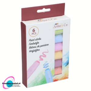 Waskrijt - 6 stuks
