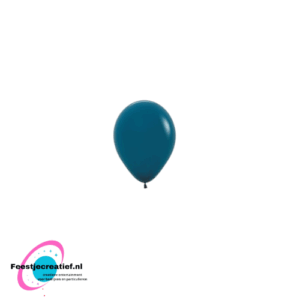 Latex ballonnen Sempertex rond Deep Teal -5inch - 50 stuks