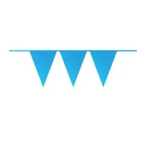 Vlaggenlijn blauw, 10 meter