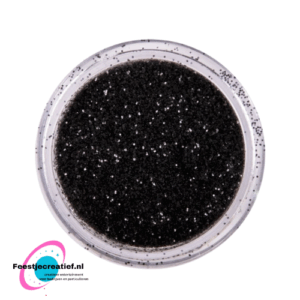 Biogradeble PXP Glitter Poeder Pitch Black 2,5gr