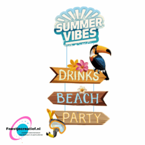 Deurbord Summer vibes - 1 stuk