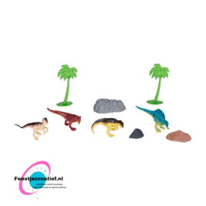 Dino dieren speelset - 6 stuks