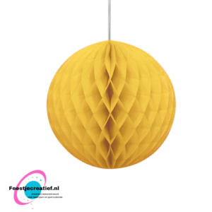 Honeycomb Bol Geel 20cm