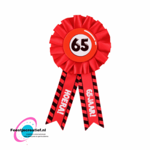 65 jaar rozet/badge