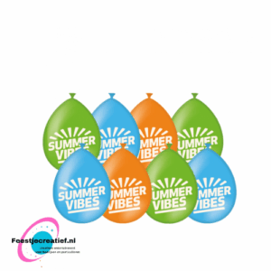 Ballonnen Summer vibes - 8 stuks