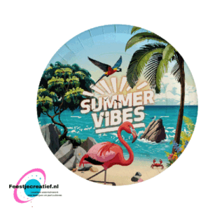 Bordjes Summer vibes - 8 stuks
