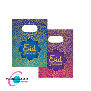 Ramadan Uitdeelzakjes Eid Mubarak 4st