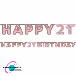 Hangdecoratie  21 Jaar - 1 stuks