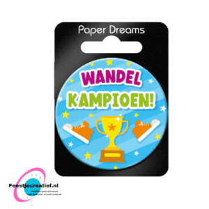 Button klein "Wandelkampioen"