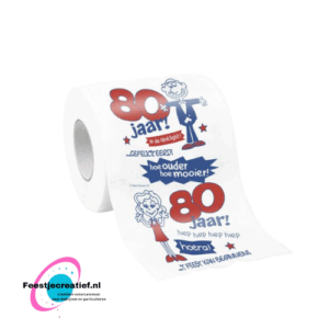 Toiletpapier/wc-papier 80 jaar