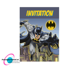 Batman uitnodigingen en enveloppen