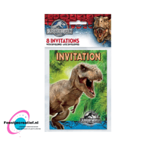 Jurassic World uitnodigingen en enveloppen