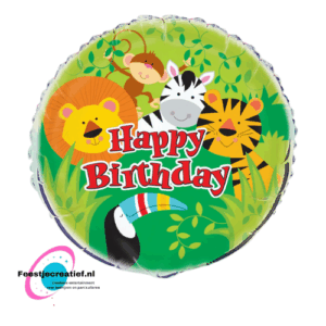 Folieballon Happy birthday 45cm