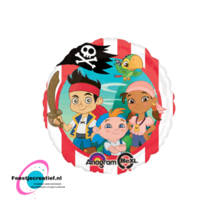 Folieballon jack never land pirates 43cm