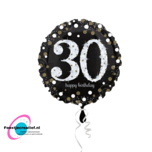 Folieballon- 30 jaar - 45cm