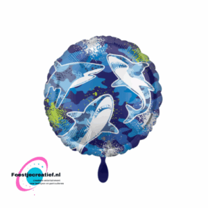 Folieballon haaien  43cm