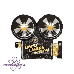 Folieballon lights camera action 81cm