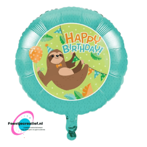Folieballon happy birhday 45cm