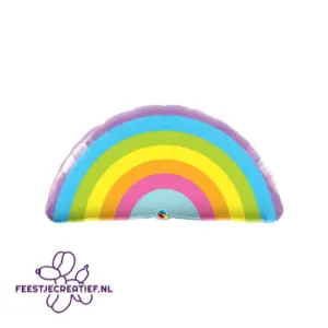 Folieballon shape regenboog 91cm