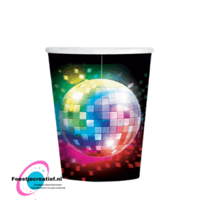 Wegwerpbekertjes - Disco Bekers Karton 8 stuks