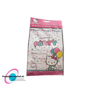 Hello kitty uitnodigingen en enveloppen