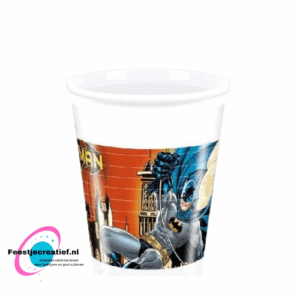 Wegwerpbekertjes - plastic - Batman - 8 stuks