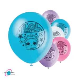 LOL - latex ballonnen -  8 stuks