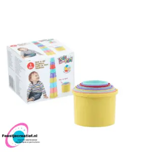 Baby speelgoed - Stapelbekers - 9 stuks