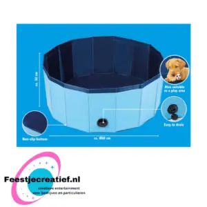 PET COMFORT (Honden)zwembad Ø80x30cm Small