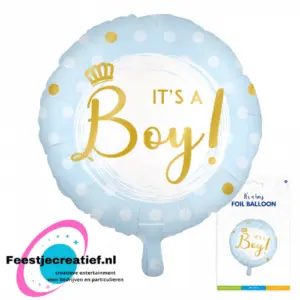 Folieballon  It's a boy!  46cm
