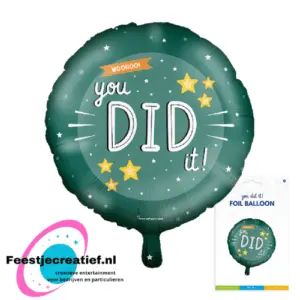Folieballon You did it , 46cm