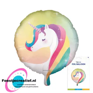 Folieballon Unicorn, 46cm