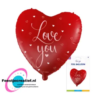 Folieballon love you, 46cm
