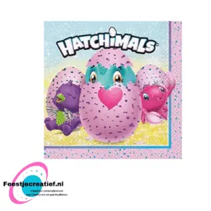 16 hatchimals party servetten 33cm