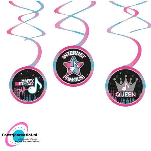 Swirl decoratie happy birthday tiktok 1 Swirl decoratie happy birthday tiktok