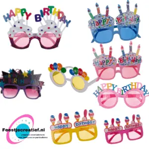 Happy birthday gekke bril