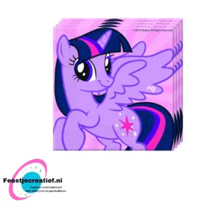 16 servetten my litle pony party servetten 33cm