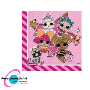 20 lol party servetten 33cm