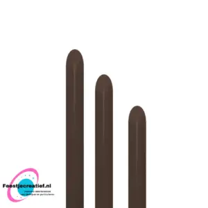 Modelleerballonnen Sempertex 260s Fashion chocolate - 50 stuks