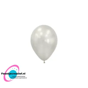 Latex ballonnen Sempertex Silk Oyster White, 5 inch - 50 stuks