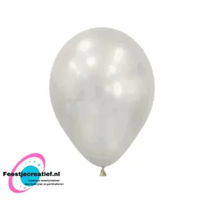 Latex ballonnen Sempertex Silk Oyster white, 12inch - 12 stuks