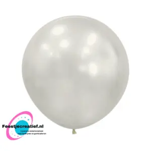 Latex ballonnen Sempertex Silk Oyster White, 24 inch - 3 stuks