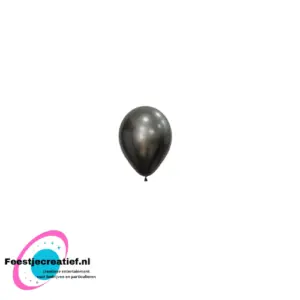 Latex ballon - R5 - Silk Midnight Grey - 880 - 50 Stuks