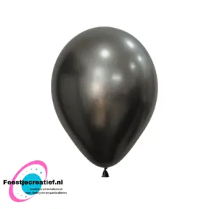Latex ballon - R12 - Silk Midnight Grey - 880 - 12 Stuks