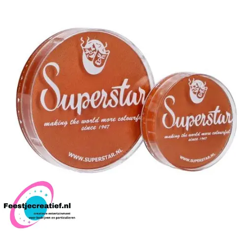 Schmink Superstar Tiger Orange Shimmer - 136 - 16 gram 1 Schmink Superstar Tiger Orange Shimmer - 136 - 16 gram