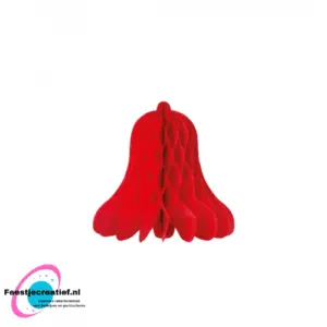 Christmas bells 30 cm - rood - kerst- honeybomb