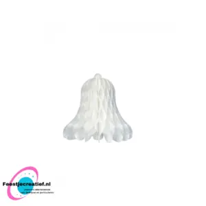 Christmas bells 30 cm - wit - kerst- honeybomb
